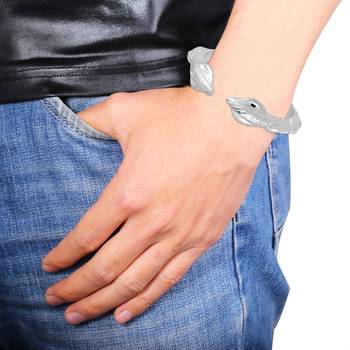 stainless steel light weight snake kada free size men women 5
