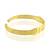 brass micron gold plated sai baba bangle bracelet kada