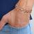 copper inter cross locking design free size health benificial bangle men women