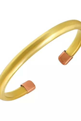 pure brass free size adjustable bangle bracelet cuff kada for men and women