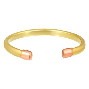 pure brass free size adjustable bangle bracelet cuff kada for men and women 3