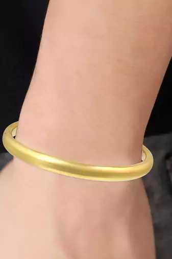 pure brass free size adjustable bangle bracelet cuff kada for men and women