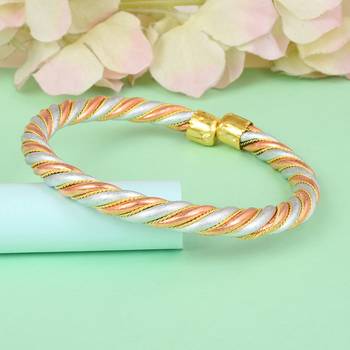 mix metal asht-dhatu free size adjustable bangle kada for men women 1