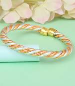 mix metal asht-dhatu free size adjustable bangle kada for men women