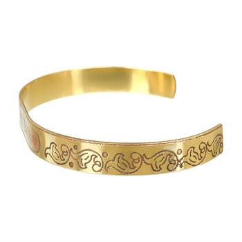 pure brass om namah shivay kada hindu temple jewellery men women 3