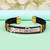 pure brass black rhodium om namah shivay kada hindu men women