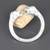 silver plated stainless steel hand-carving roaring lion head design fashion kada men