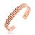 pure copper magnetic ends free size adjustable health benificial cuff kada men women