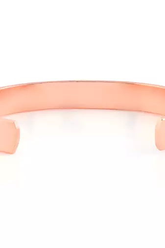 pure copper magnetic ends flat patta free size adjustable health benificial cuff kada