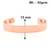 pure copper magnetic ends flat patta free size adjustable health benificial cuff kada