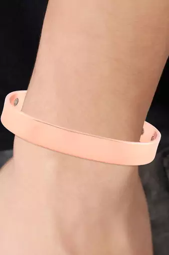 pure copper magnetic ends flat patta free size adjustable health benificial cuff kada