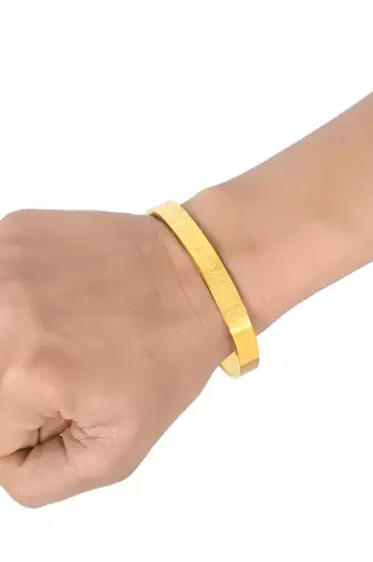 pure brass om sai ram shirdi saibaba kada free size hindu men women