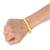 pure brass om sai ram shirdi saibaba kada free size hindu men women
