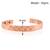 Pure copper magnetic ends brick texture free size adjustable health benificial cuff kada