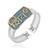 brass silver plated shiv adjustable kada cuff bracelet hindu