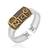 brass anti tanrish silver plated shiv adjustable kada cuff bracelet