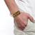 brass anti tanrish silver plated shiv adjustable kada cuff bracelet