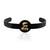 Brass black rhodium jai shri ram kada cuff bracelet hindu temple