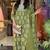 Green rayon kurta set for women with dupatta