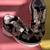 Black solid synthetic sneakers