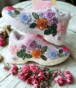 Multi solid synthetic sneakers