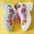 Multi solid synthetic sneakers