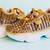 Golden solid synthetic sneakers