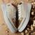 Ivory solid synthetic sneakers
