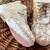 Golden solid synthetic sneakers