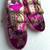 Pink solid synthetic sneakers