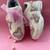 Pink solid synthetic sneakers