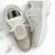 Silver solid synthetic sneakers