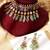 Gold plated multicolor kundan Choker necklace set