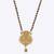 Traditional oval and kalash shape golden balls gold plated long bead chain mangalsutra for women