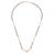 Traditional heart shape cz studded gold plated adjustable chain mangalsutra for women