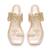 Gold embroidered Kolhapuri block heels