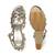 Gold solid wedges shoes