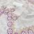Purple Color With Intricate Multithread Embroidery And Floral Butta White Organza Saree