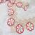 Red Color With Intricate Multithread Embroidery And Floral Butta White Organza Saree