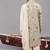 Sky blue georgette embroidered kurta set for mens