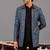 Blue georgette embroidered jodhpuri set for mens