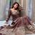 Purple sequin embroidered Palazzo set