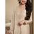 Ivory crape semi stitched wedding suits