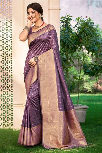 Sangam prints dark green assam silk woven work traditional saree