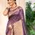 Sangam prints dark green assam silk woven work traditional saree