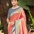 Sangam prints multi color kanjivaram silk woven work traditional saree