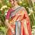 Sangam prints multi color kanjivaram silk woven work traditional saree