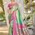Sangam prints multi color kanjivaram silk woven work traditional saree