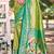 Sangam prints multi color kanjivaram silk woven work traditional saree