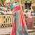 Sangam prints multi color kanjivaram silk woven work traditional saree